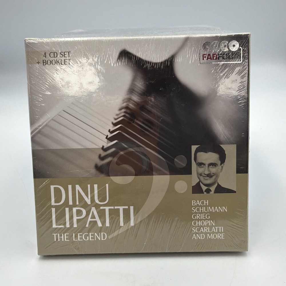 Dinu Lipatti-The Legend 4-CD BOX SET with BOOKLET excellent condition